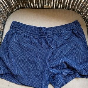 Blue Linen Tie Old Navy Shorts